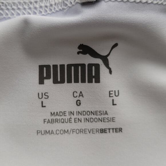 NWT Puma PWRSHAPE Colorblock Skort Size L White Navy Activewear Athletic Skirt - Picture 8 of 16